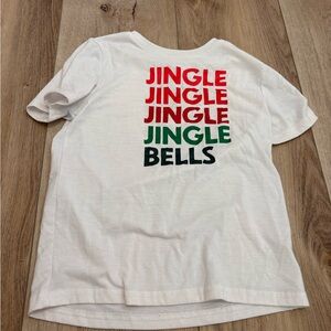 Wondershop White Tee with Jingle Bells Design